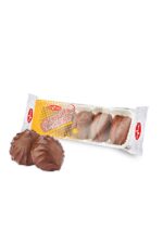 Bucuria Zefir Weis mit Schokoladenglasur 320g